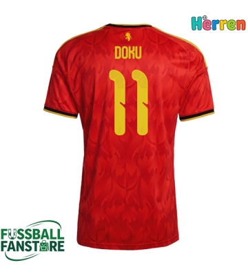 Belgien Jeremy Doku #11 Replik Heimtrikot WM 2026 Kurzarm